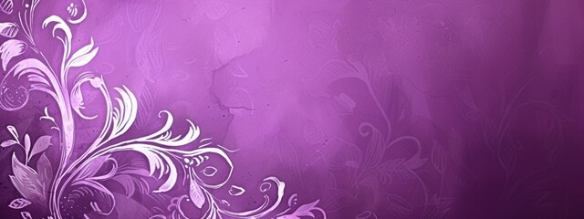 purple floral swirl background Generative AI