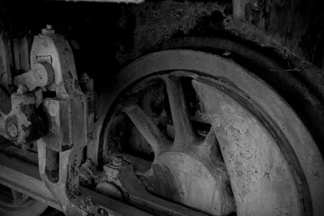 Locomotive train wheel