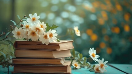 Generations of knowledge bloom alongside the flowers, passed down through time
