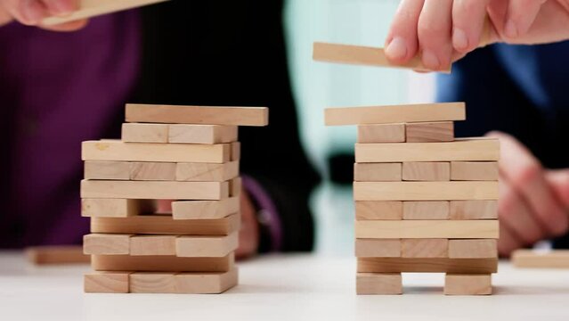 Bridge Building Using Wooden Blocks