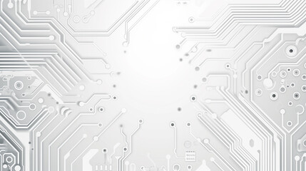 Grey technology background in processor style