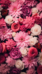Vibrant Flowers Background, wallpapers for smaptphones