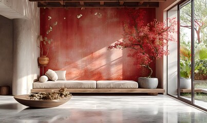 Create backdrops with a contemporary aesthetic, focusing on simplicity and modernity