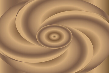 abstract brown background with a spiral and a place for your text