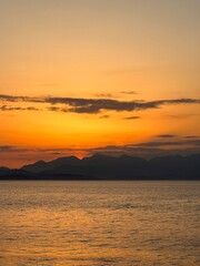 Obraz premium sunset over the sea 