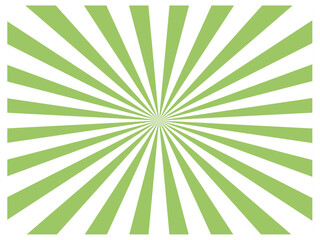 Green Sunburst Background