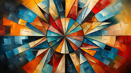 Abstract Kaleidoscope.Dynamic Geometry
