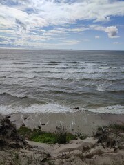 waves on the beach