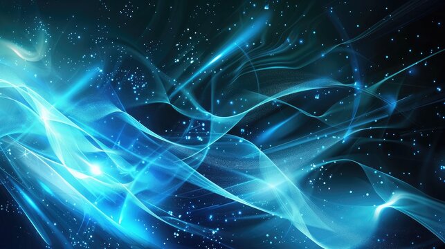abstract blue futuristic background for design
