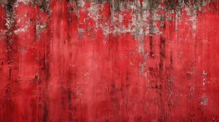 Naklejka premium Red cement texture wall for background
