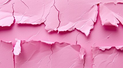 Torn pink cardboard. Texture background.
