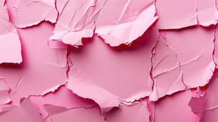 Torn pink cardboard. Texture background.