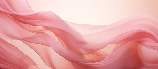 Abstract background of a semi transparent silk fabric of pink color. - 731310107