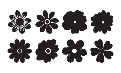 incredible flower icon vectors, flower icon set, icons, clipart graphics