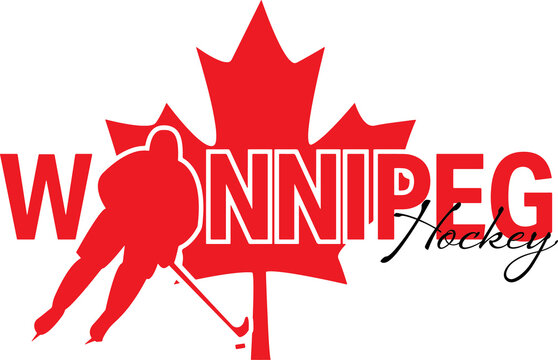 Winnipeg Hockey Graphic
