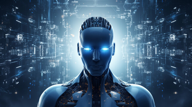 artificial intelligence robot background