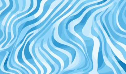 Light blue zebra pattern with wavy lines, seamless pattern vector distorted wallpaper