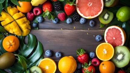 Simple scenes featuring exotic fruits and berries