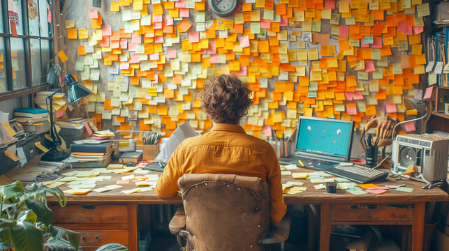 Office Space Catastrophe. Workspace Wonderland. Creative Chaos .