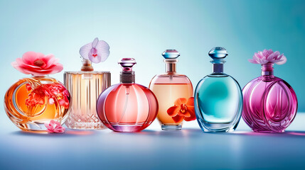 Perfume Bottle. Spritz of Glamour