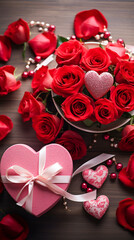 Fototapeta na wymiar Theme of love. Valentine's day