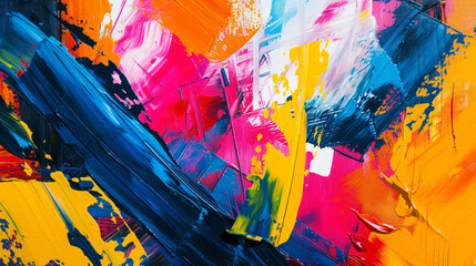 A lively and captivating abstract masterpiece showcasing vibrant colors and energetic brushstrokes, perfectly encapsulating the essence of contemporary art. Celebrate the fusion of boldness
