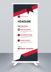 corporate roll up banner design template