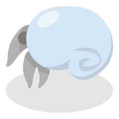 3D Isometric Flat  Set of Varieties Of Plankton. Item 8