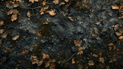 Enter the enchanted realm of the unknown with this captivating forest floor texture. Immerse yourself in its mysterious ambiance as leaves, moss, and twigs intertwine, creating a seamless ta