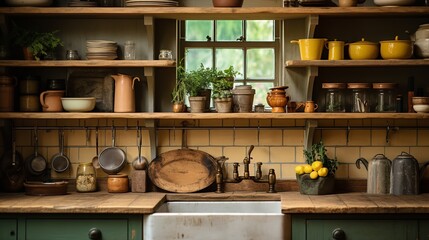 Cozy Rustic Farmhouse Kitchen - A Blend of Tradition and Comfort