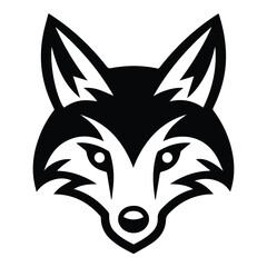 Fox Flat Icon Isolated On White Background
