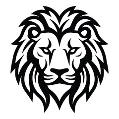 Obraz premium Lion Flat Icon Isolated On White Background