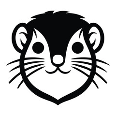 Rodent Flat Icon Isolated On White Background