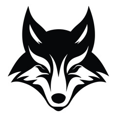 Fox Flat Icon Isolated On White Background