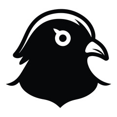 Pigeon Flat Icon Isolated On White Background