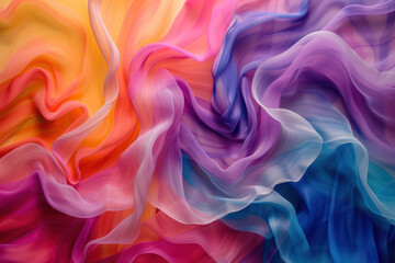 Fototapeta premium Abstract backgrounds: swirls and waves of color. Waves and curls
