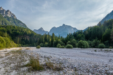Fototapeta na wymiar Lake Jasna in Alps, Slovenia