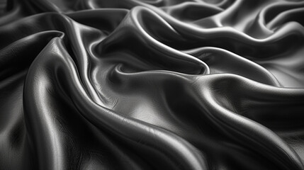 Fototapeta premium black satin fabric