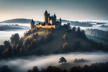 castle in the morning