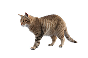 Cat on a transparent background