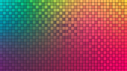 Color spectum tile grid
