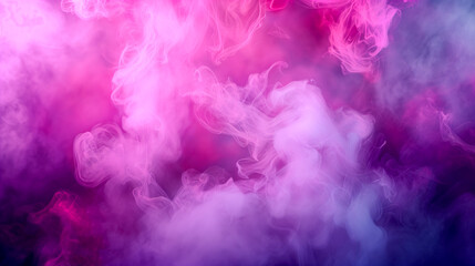 Fototapeta premium Pink-purple aura - psychedelic background smoke - pink clouds.