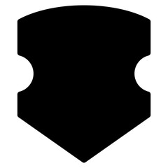 Shield icon. Protect shield vector
