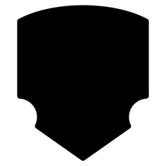 Shield icon. Protect shield vector