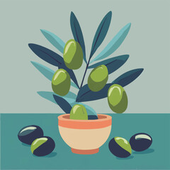 Olives illustrations 