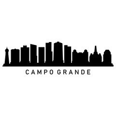 Fototapeta premium Skyline Campo Grande