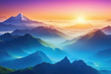 sunrise in mountains © Moodykamil
