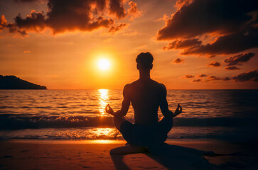 Serene Sunset Yoga Session