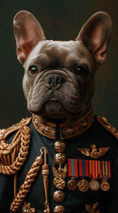 French bulldog military commander