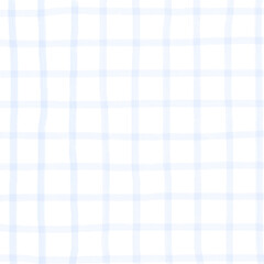 Light Blue Plaid Hand Drawn Background Overlay